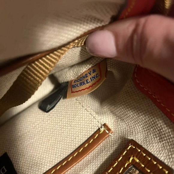 Dooney & Bourke Coral Pebble Grain Domed Satchel Purse Crossbody NWOT - Picture 12 of 15